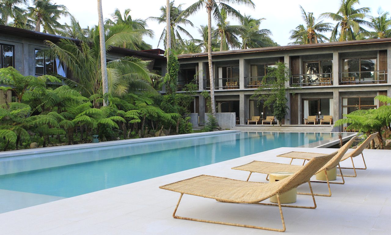 The pool at Siama Hotel