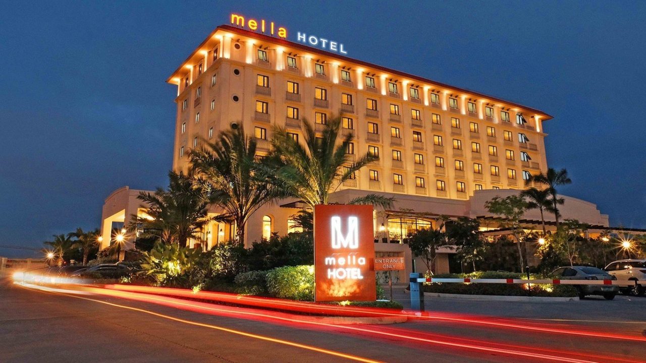 Outside Mella Hotel
